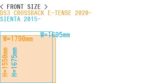 #DS3 CROSSBACK E-TENSE 2020- + SIENTA 2015-